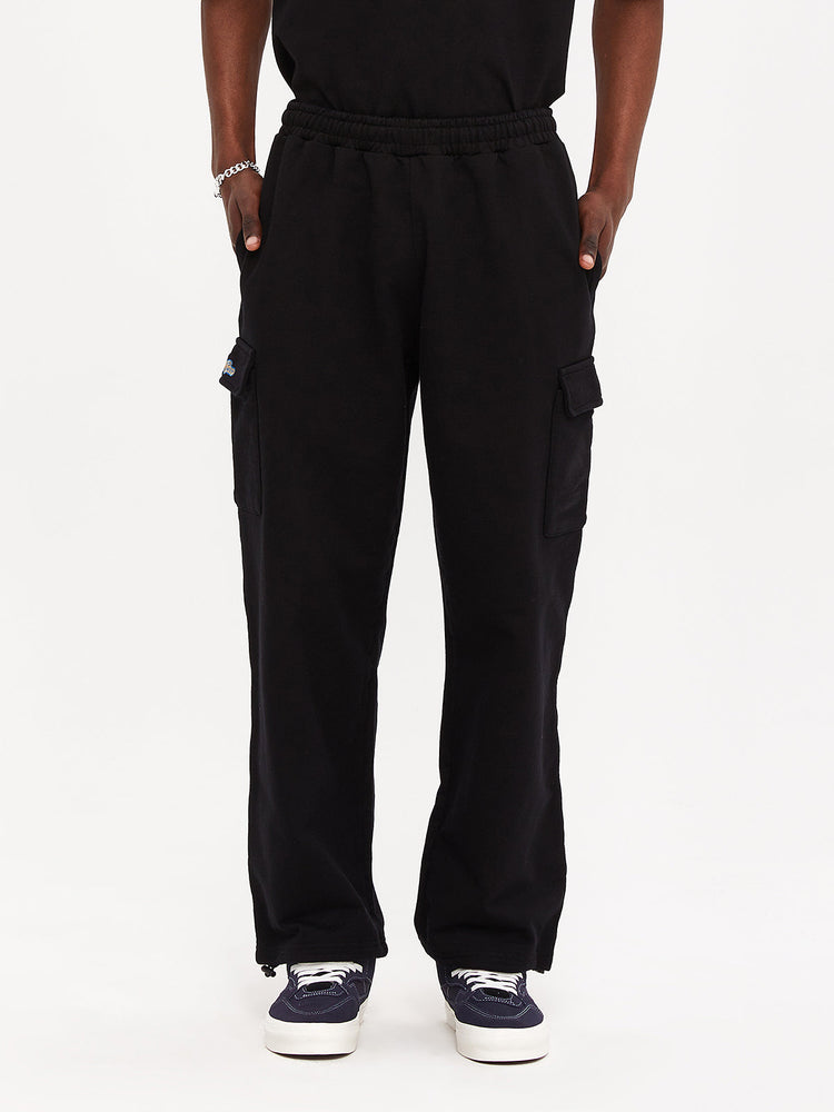 CARGO LOUNGE PANTS BLACK