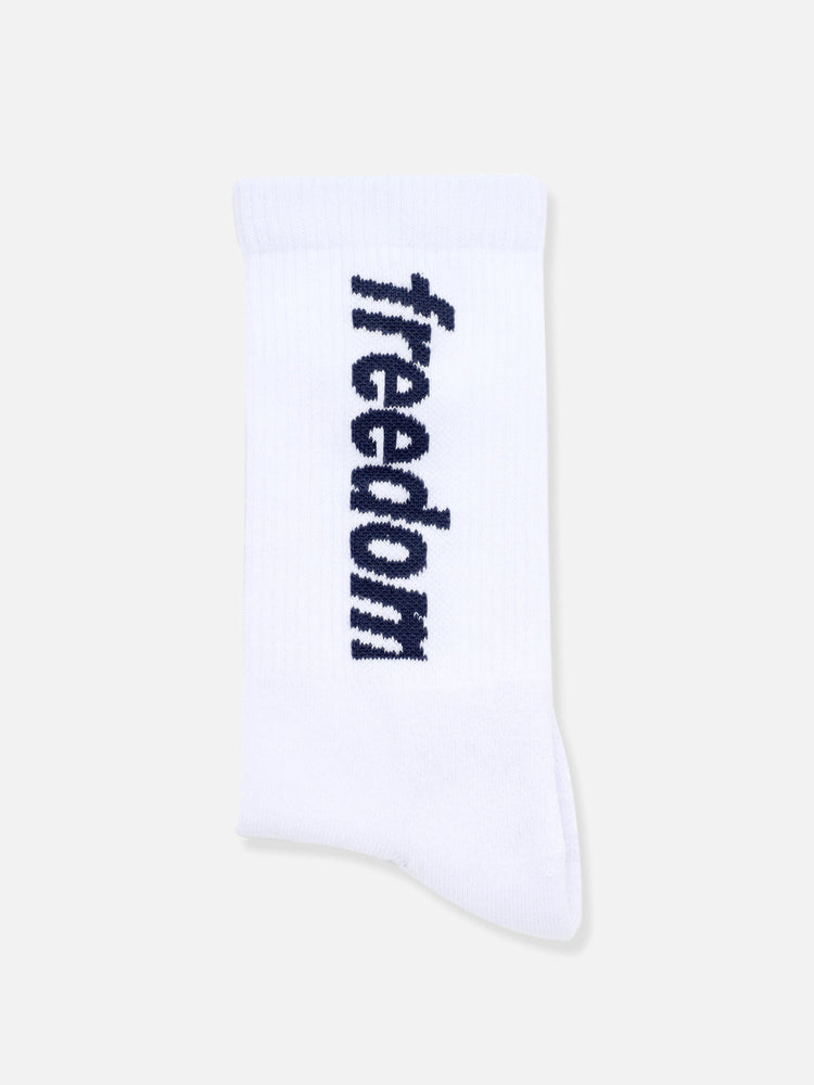 LOGO SOCKS WHITE