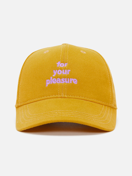 FOR YOUR PLEASURE CAP YELLOW