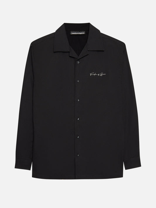 SIGNATURE LONG SLEEVE SHIRT BLACK