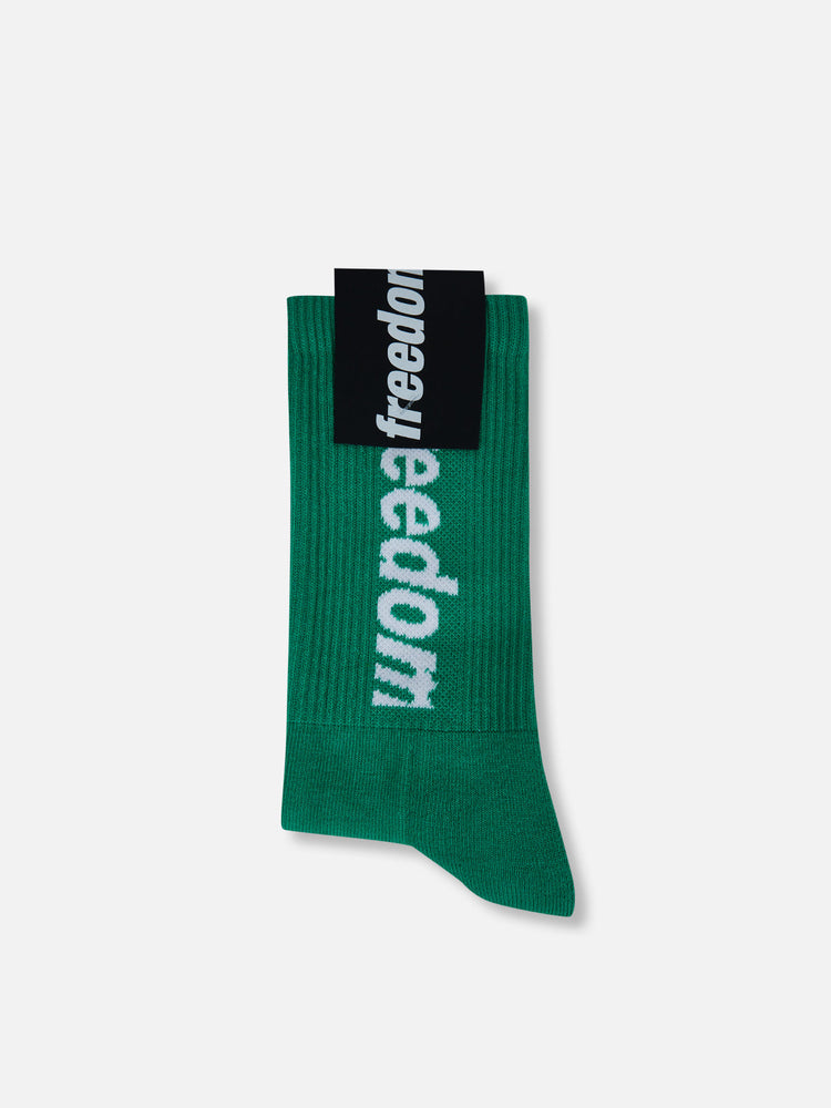 LOGO SOCKS GREEN