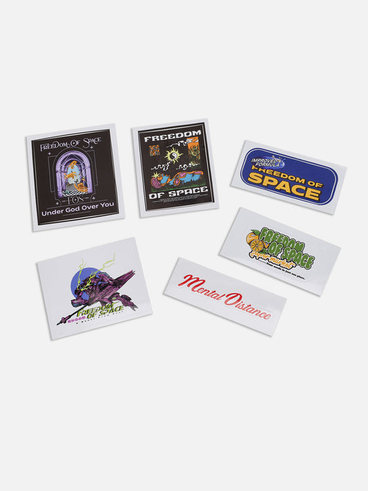 FREEDOM OF SPACE STICKERS SET 2