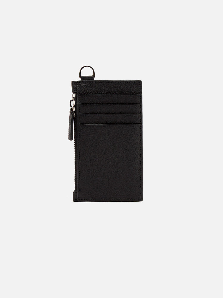 Logo Cash Card Holder Black