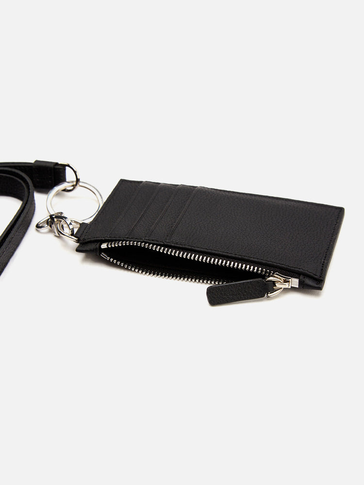 Logo Cash Card Holder Black