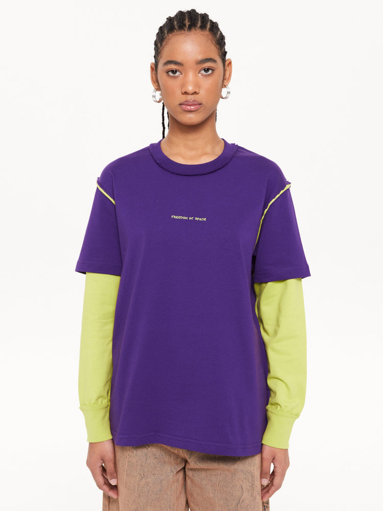 LONG SLEEVE T-SHIRT PURPLE