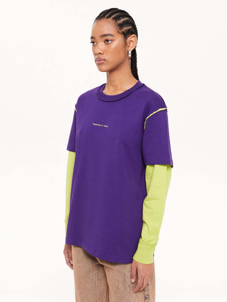 LONG SLEEVE T-SHIRT PURPLE