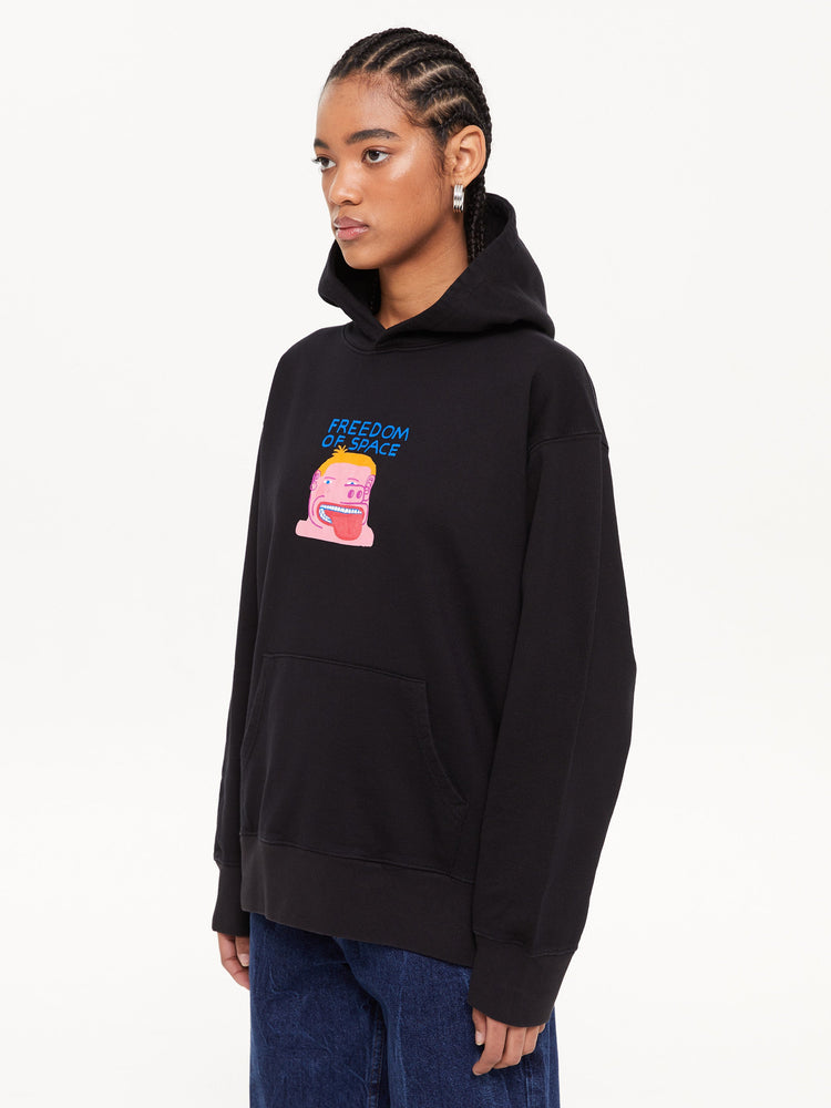 THE MAN HOODIE BLACK