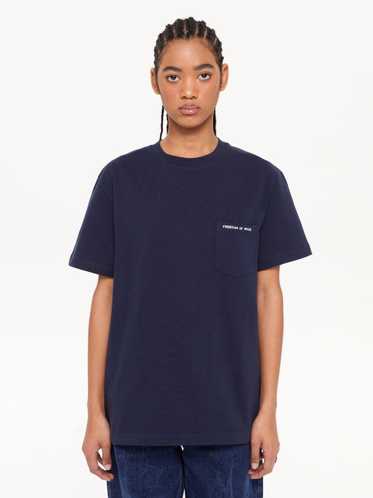 POCKET LOGO T-SHIRT NAVY