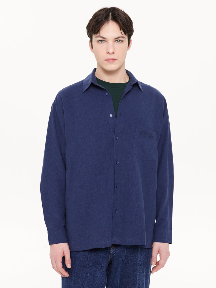 LONG SLEEVE SHIRT NAVY