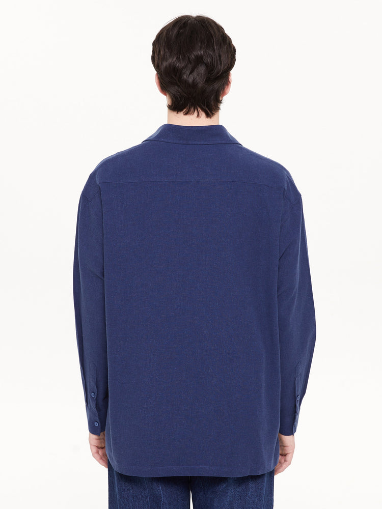 LONG SLEEVE SHIRT NAVY