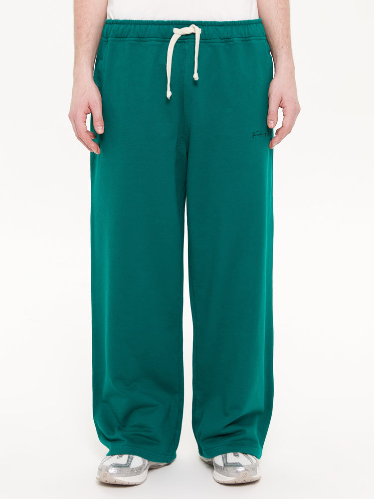 SIGNATURE LOOSE FIT LOUNGE PANTS GREEN