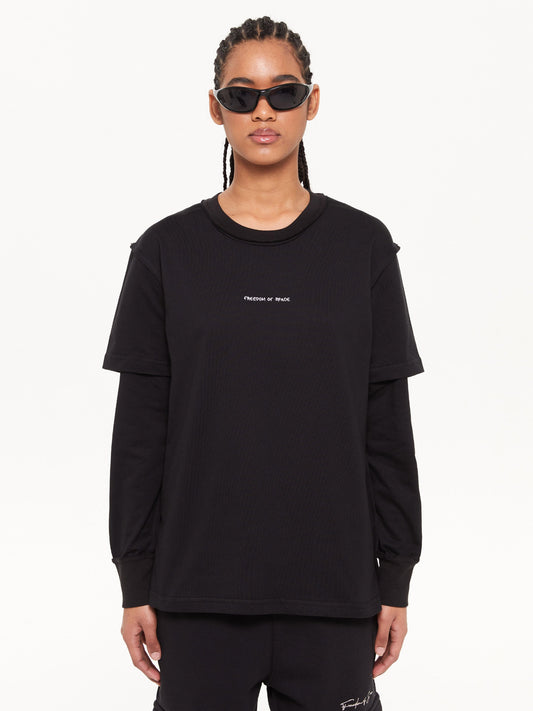 LONG SLEEVE T-SHIRT BLACK