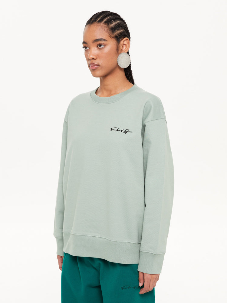 SIGNATURE SWEATSHIRT MINT