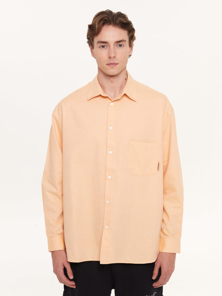 LONG SLEEVE SHIRT TERRACOTA