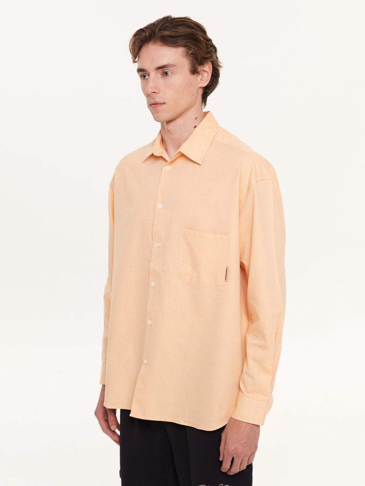 LONG SLEEVE SHIRT TERRACOTA