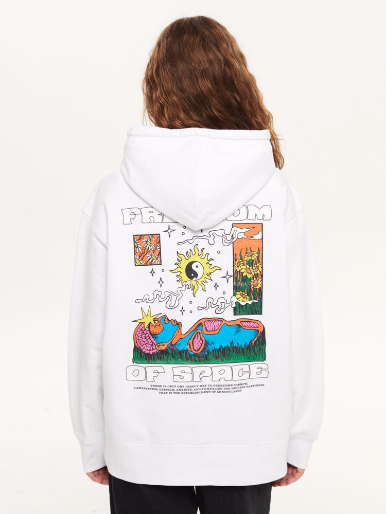 MINDFULNESS HOODIE WHITE