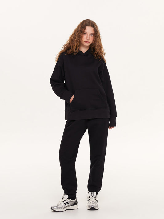 A SIMPLE HOODIE BLACK