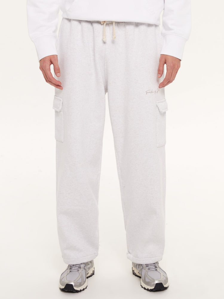 SIGNATURE CARGO LOUNGE PANTS GREY MARL