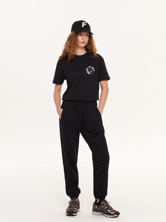 A SIMPLE LOUNGE PANTS BLACK