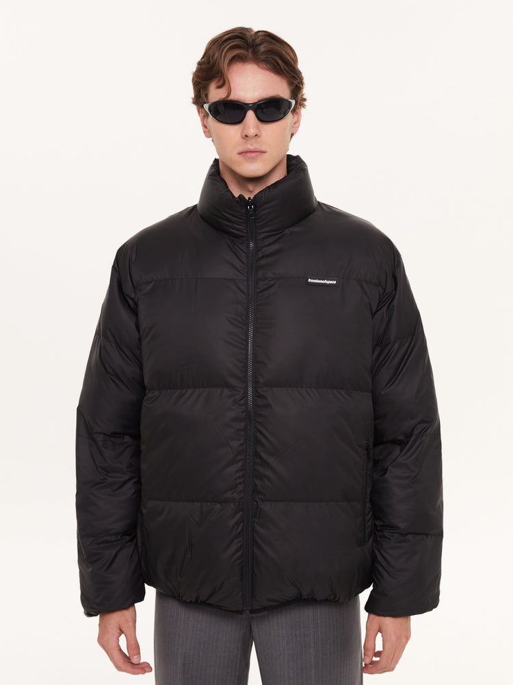 REVERSIBLE PUFFER JACKET BLACK