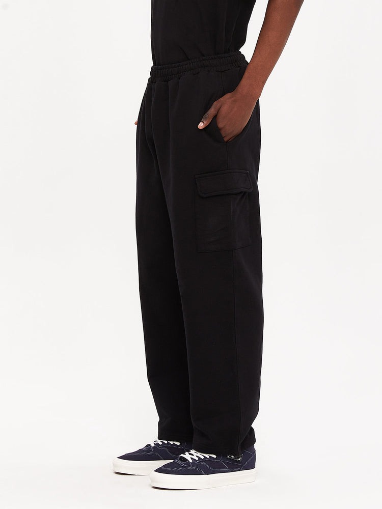 CARGO LOUNGE PANTS BLACK