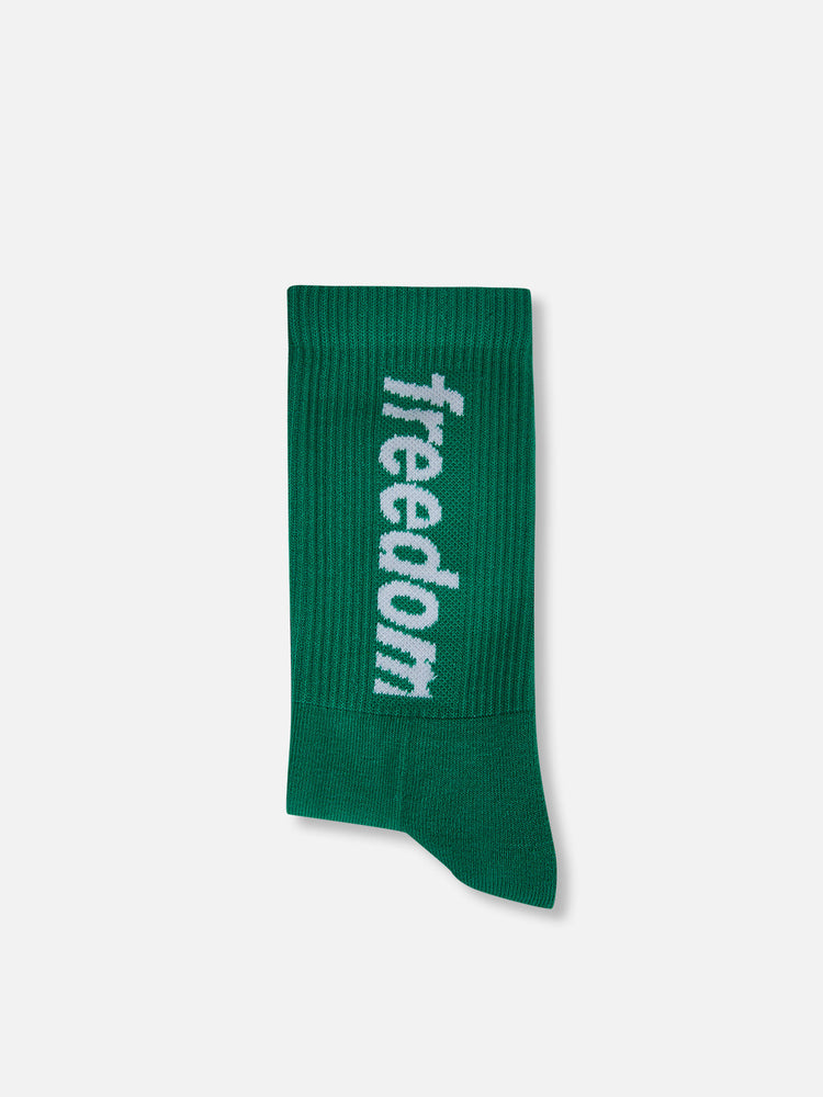 LOGO SOCKS GREEN