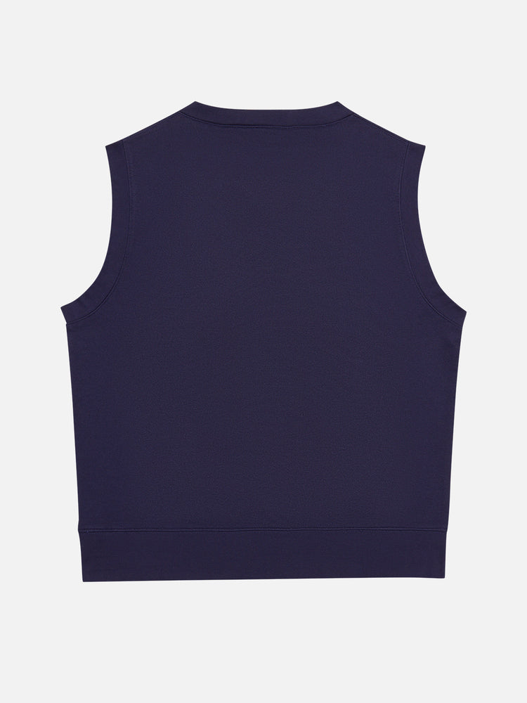 SIGNATURE SWEATER VEST NAVY