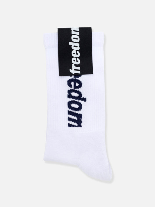 LOGO SOCKS WHITE