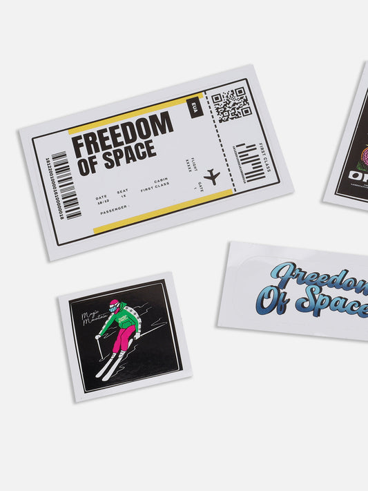 FREEDOM OF SPACE STICKERS SET 3