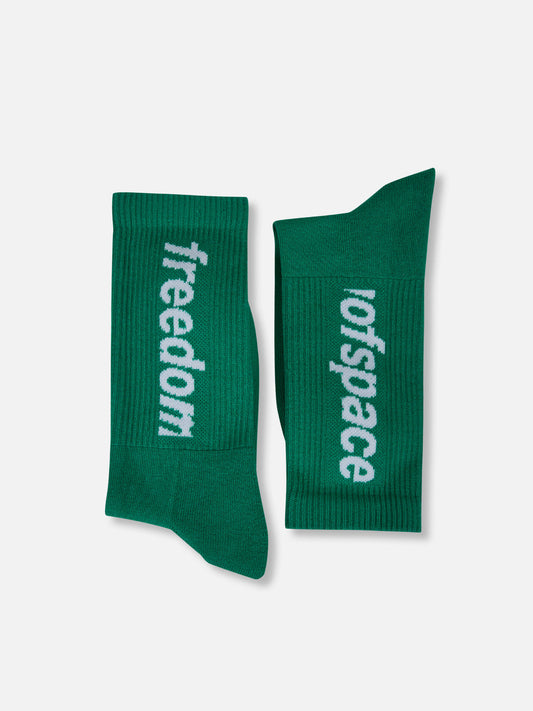 LOGO SOCKS GREEN