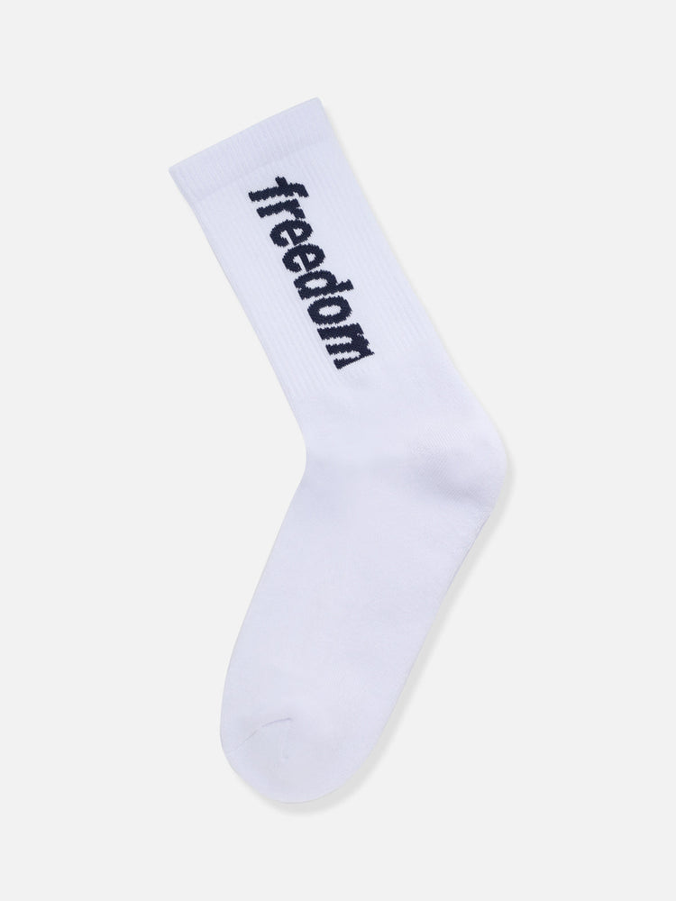 LOGO SOCKS WHITE