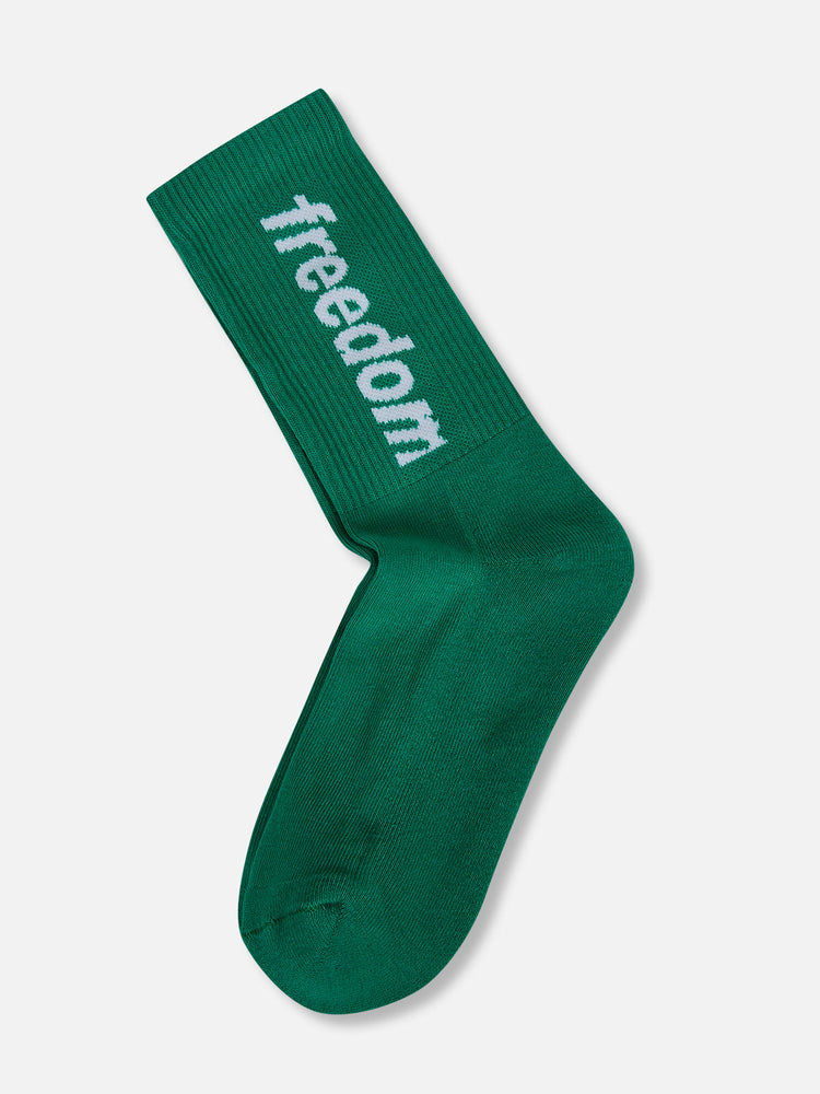 LOGO SOCKS GREEN