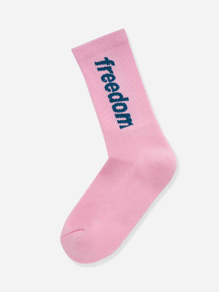 LOGO SOCKS PINK