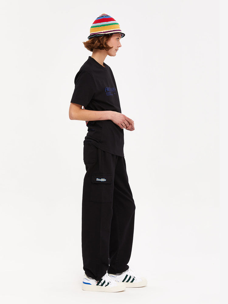 CARGO LOUNGE PANTS BLACK