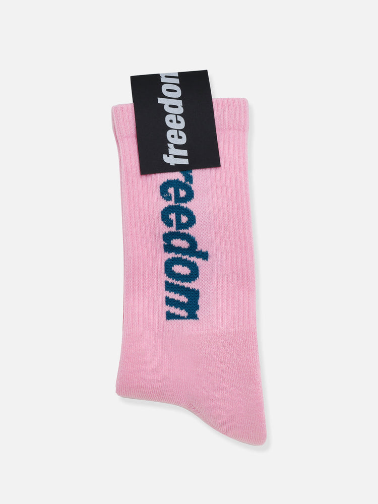 LOGO SOCKS PINK