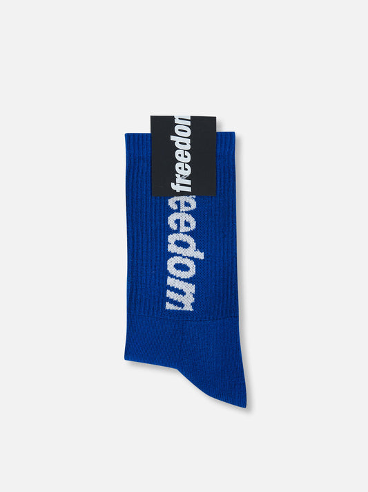 LOGO SOCKS BLUE