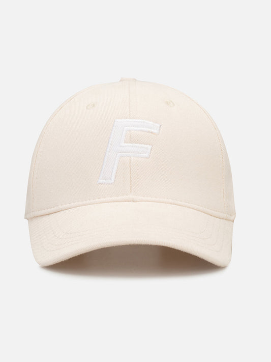 F LOGO CAP OFF WHITE