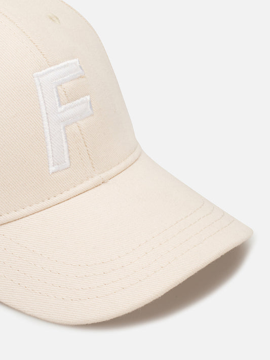 F LOGO CAP OFF WHITE