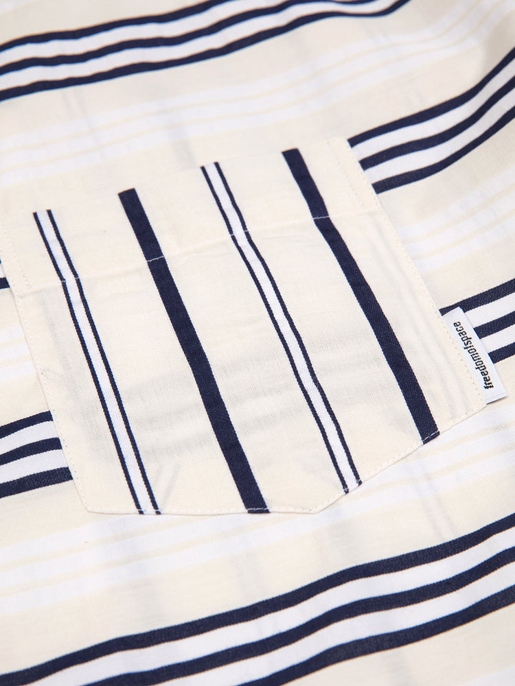 MULTISTRIPED SHORT SLEEVE SHIRT