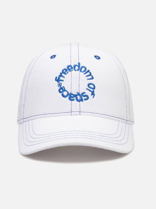 CIRCLE LOGO CAP WHITE