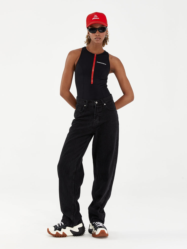 SACRED HEARTS ZIP UP SWIMSUIT