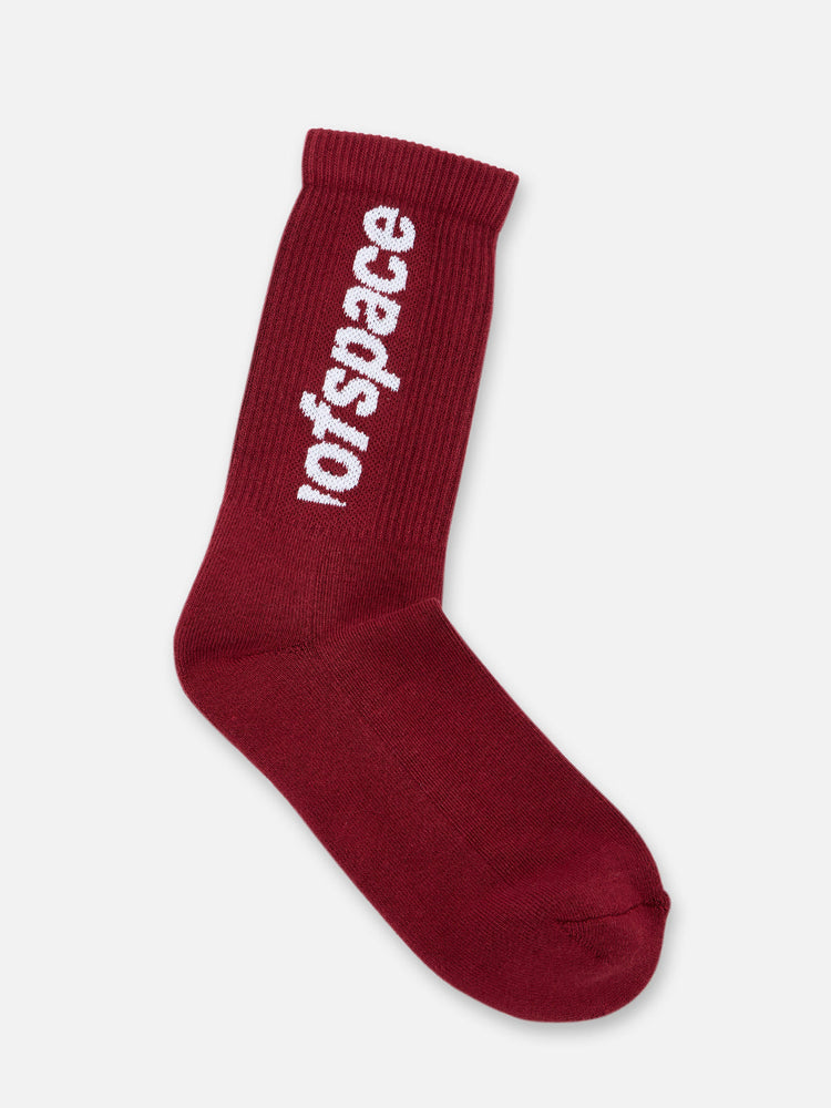 LOGO SOCKS BROWN