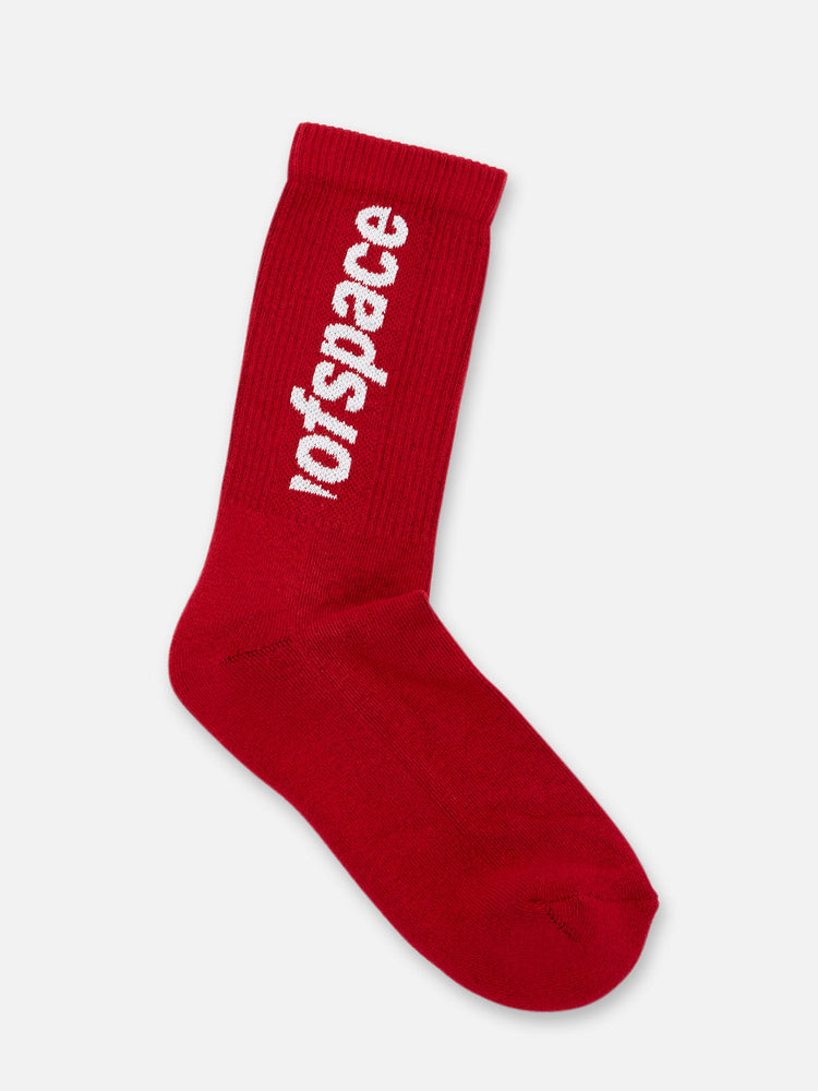 LOGO SOCKS MAROON