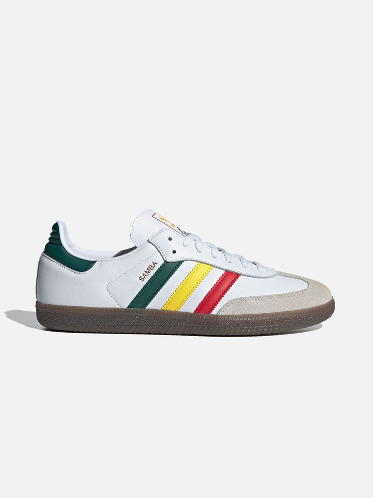 ADIDAS SAMBA OG RASTA WHITE