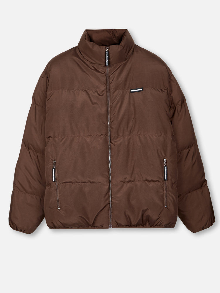 REVERSIBLE PUFFER JACKET BROWN