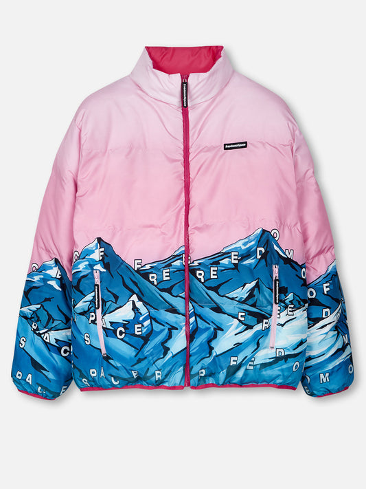 REVERSIBLE PUFFER JACKET PINK