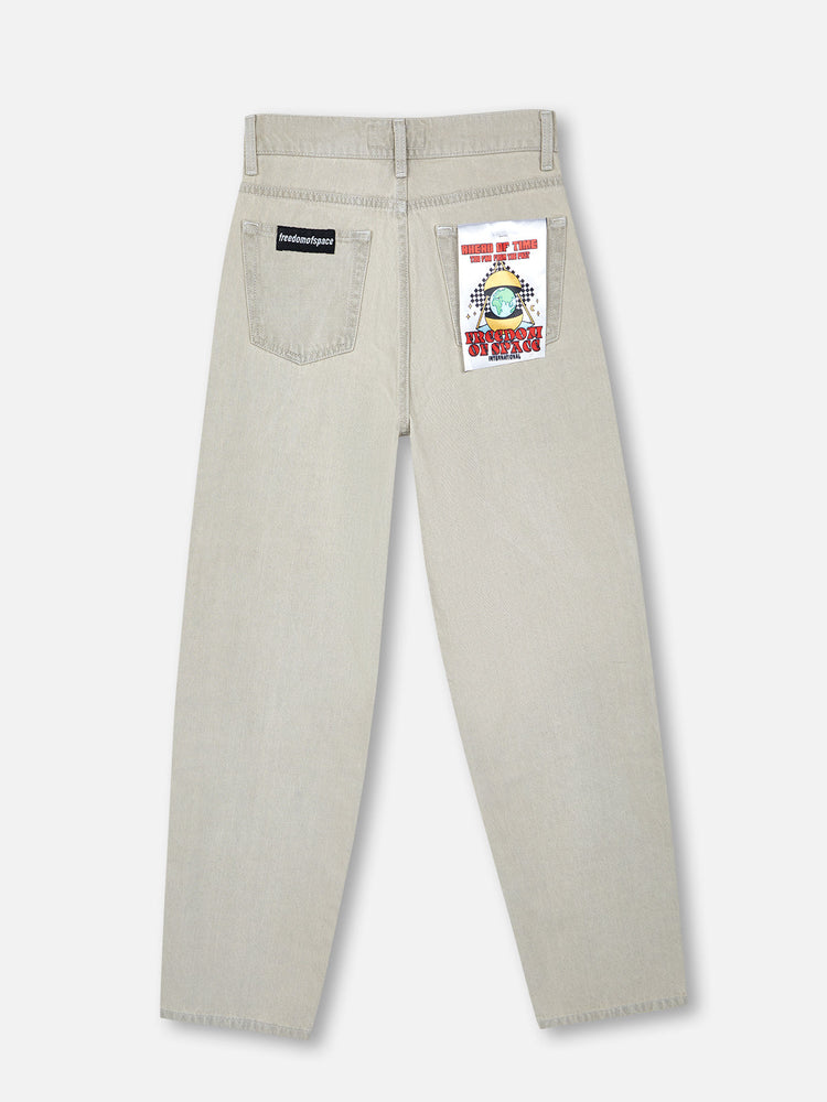 BEIGE JEAN PANTS