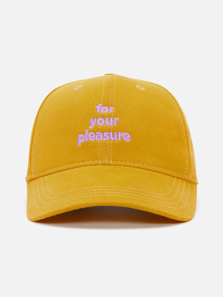FOR YOUR PLEASURE CAP YELLOW