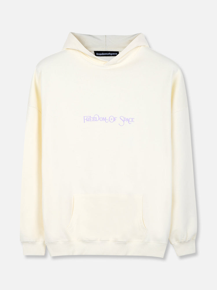 UNDER GOD OVER YOU HOODIE OFF WHITE