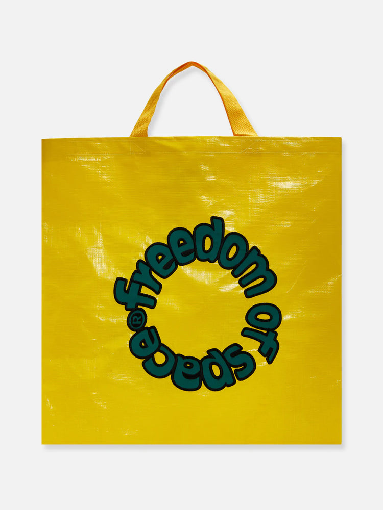 BIG SHOPPING BAG YELLOW